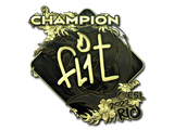 Artwork for Sticker | FL1T (Gold, Champion) | Rio 2022