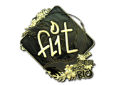 Artwork for Sticker | FL1T (Gold) | Rio 2022