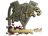 Artwork for Sticker | FL1T (Gold) | Shanghai 2024