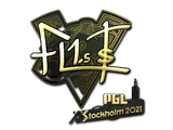 Artwork for Sticker | FL1T (Gold) | Stockholm 2021