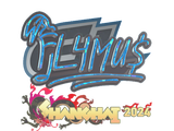 Artwork for Sticker | FL4MUS (Glitter) | Shanghai 2024