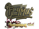 Artwork for Sticker | FL4MUS (Gold) | Shanghai 2024