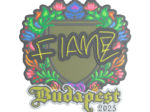 Sticker | FlameZ (Embroidered) | Budapest 2025