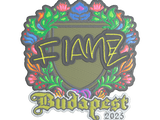 Artwork for Sticker | FlameZ (Embroidered) | Budapest 2025