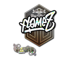 Artwork for Sticker | FlameZ (Glitter) | Paris 2023
