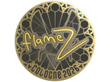 Artwork for Sticker | FlameZ (Gold) | Cologne 2026