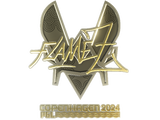 Artwork for Sticker | FlameZ (Gold) | Copenhagen 2024