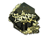 Artwork for Sticker | FlameZ (Gold) | Rio 2022