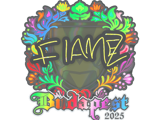 Sticker | FlameZ (Holo) | Budapest 2025