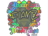 Artwork for Sticker | FlameZ (Holo, Champion) | Budapest 2025