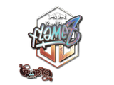 Artwork for Sticker | FlameZ (Holo) | Paris 2023