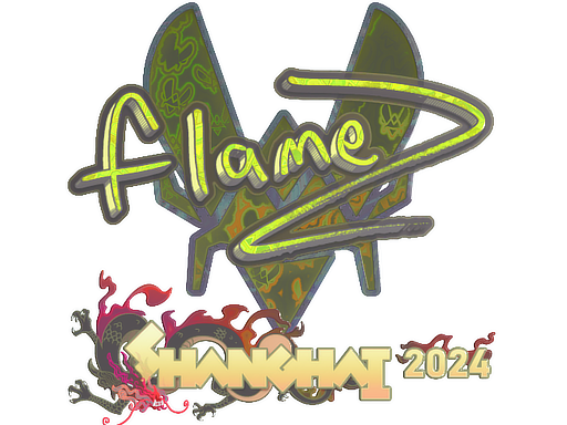 Sticker | FlameZ (Holo) | Shanghai 2024