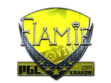 Artwork for Sticker | flamie (Foil) | Krakow 2017