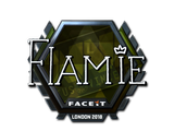 Artwork for Sticker | flamie (Foil) | London 2018