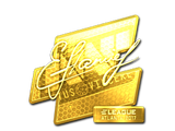 Artwork for Sticker | flamie (Gold) | Atlanta 2017