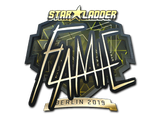 Artwork for Sticker | flamie (Gold) | Berlin 2019