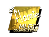 Sticker | flamie (Gold) | MLG Columbus 2016