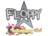 Artwork for Sticker | floppy (Glitter) | Shanghai 2024