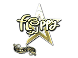 Artwork for Sticker | floppy (Gold) | Paris 2023