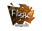 Artwork for Sticker | flusha (Foil) | Cologne 2016