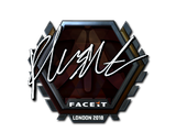 Artwork for Sticker | flusha (Foil) | London 2018