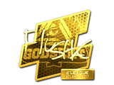 Artwork for Sticker | flusha (Gold) | Atlanta 2017