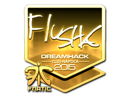 Sticker | flusha | Cluj-Napoca 2015