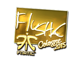 Artwork for Sticker | flusha (Gold) | Cologne 2015