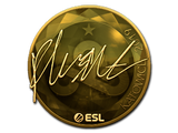 Artwork for Sticker | flusha (Gold) | Katowice 2019