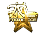 Artwork for Sticker | Fnatic (Gold) | Cluj-Napoca 2015