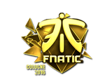 Artwork for Sticker | Fnatic (Gold) | Cologne 2016