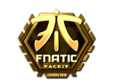 Artwork for Sticker | Fnatic (Gold) | London 2018