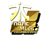Artwork for Sticker | Fnatic (Gold) | MLG Columbus 2016