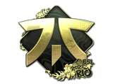 Artwork for Sticker | Fnatic (Gold) | Rio 2022
