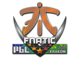 Artwork for Sticker | Fnatic (Holo) | Krakow 2017