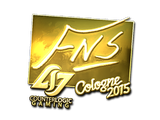 Artwork for Sticker | FNS (Gold) | Cologne 2015