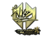 Artwork for Sticker | fnx (Gold) | Antwerp 2022