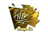 Artwork for Sticker | fnx (Gold) | Cologne 2016