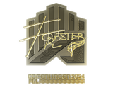 Artwork for Sticker | Forester (Gold) | Copenhagen 2024