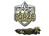 Artwork for Sticker | forZe eSports (Gold) | Antwerp 2022