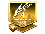 Artwork for Sticker | fox (Gold) | Cluj-Napoca 2015