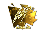 Sticker | fox (Gold) | Cologne 2016