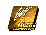 Artwork for Sticker | fox (Gold) | MLG Columbus 2016