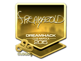 Sticker | freakazoid (Gold) | Cluj-Napoca 2015