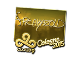 Artwork for Sticker | freakazoid (Gold) | Cologne 2015