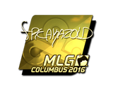 Artwork for Sticker | freakazoid (Gold) | MLG Columbus 2016