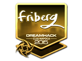 Artwork for Sticker | friberg (Gold) | Cluj-Napoca 2015