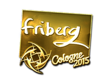 Artwork for Sticker | friberg (Gold) | Cologne 2015