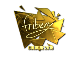 Sticker | friberg (Gold) | Cologne 2016