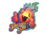 Artwork for Sticker | Friendly Fire (Holo)